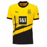 Camisa de Futebol Borussia Dortmund Equipamento Principal Mulheres 2023-24 Manga Curta